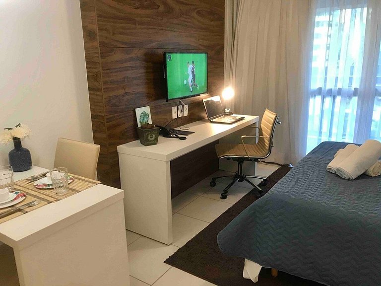V510 Maravilhoso flat em Brasília Ótima localização