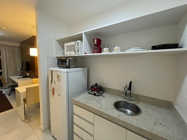 V1117 Lindo flat aconchegante em Hotel de BSB