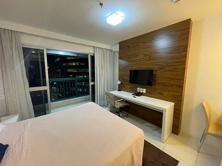 V1117 Lindo flat aconchegante em Hotel de BSB
