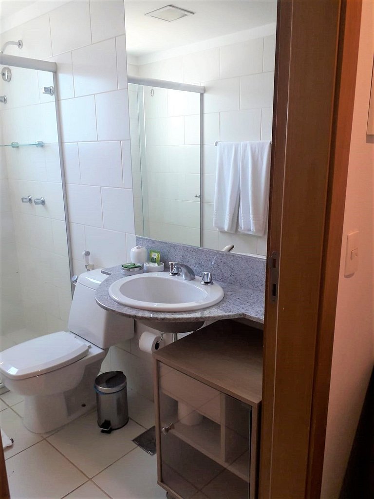 B1307 Flat aconchegante no setor hoteleiro norte