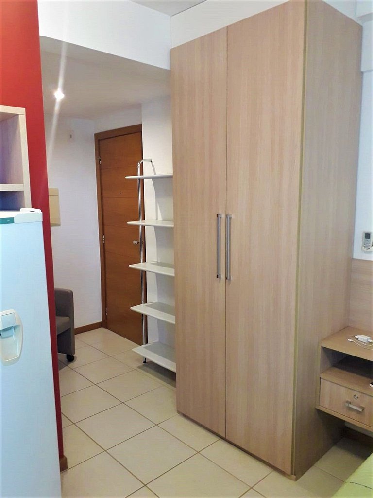 B1307 Flat aconchegante no setor hoteleiro norte