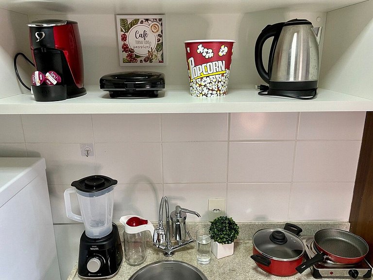V608 Flat Amplo Aconchegante WI-FI Exclusivo