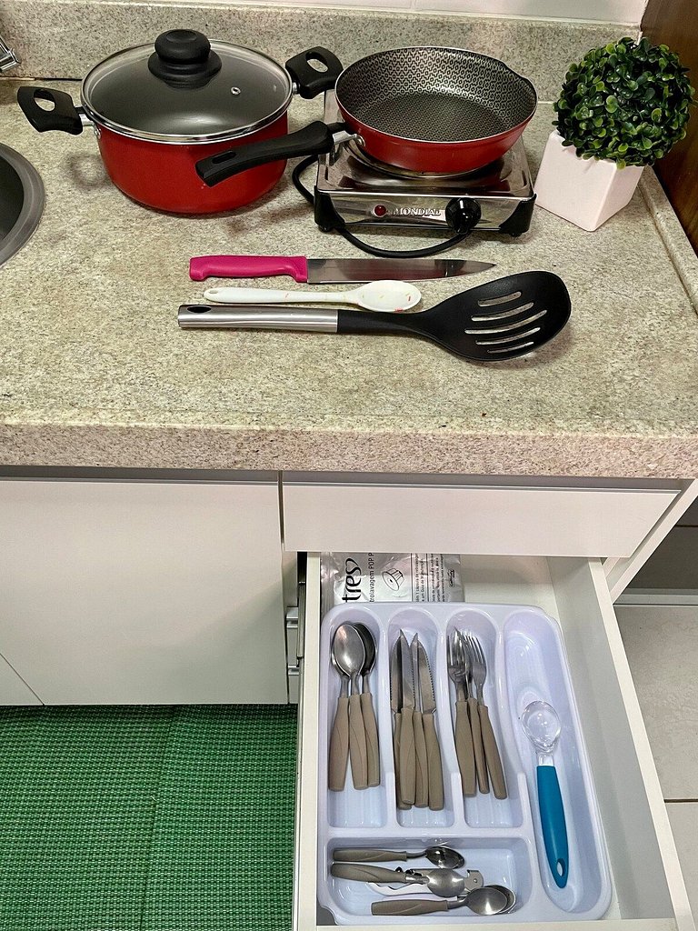 V608 Flat Amplo Aconchegante WI-FI Exclusivo