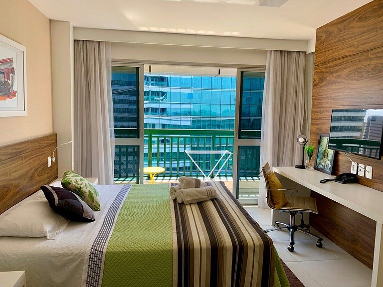 V1523 Apart Hotel em Brasília Andar Alto Excelente
