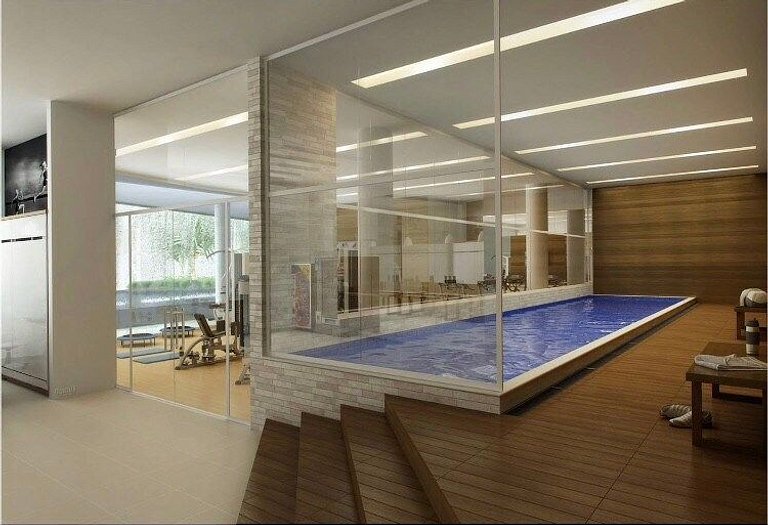 F218 CB Excelente Flat em Hotel Area Central