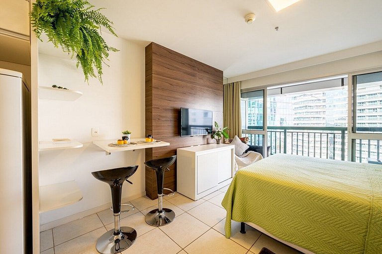 F1321 Apart hotel com wifi piscina academia