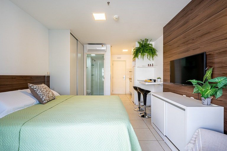 F1321 FF Apart hotel com wifi piscina academia