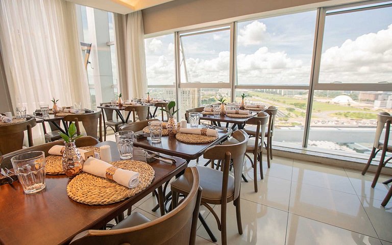 V615 Apart hotel com localização excelente