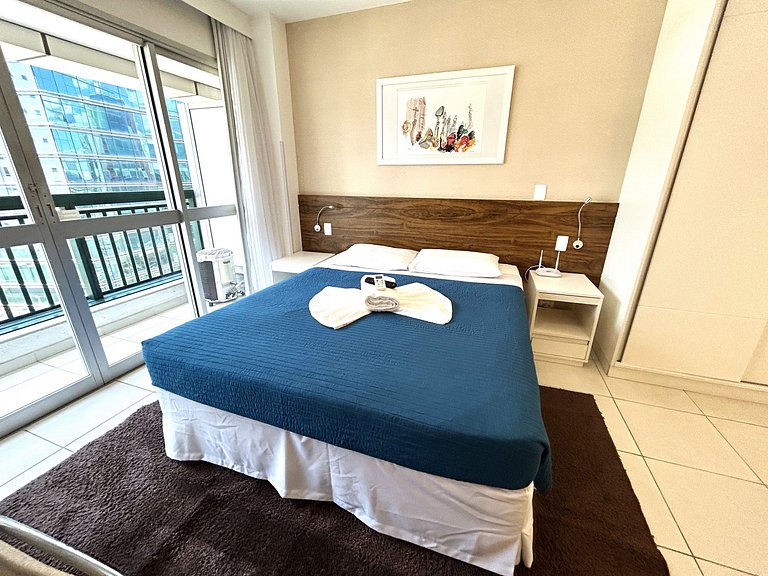 V820 Lindo flat em hotel BSB andar alto