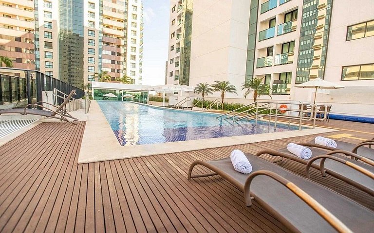 A813 Flat Particular Setor Hoteleiro Wi-Fi e Piscina