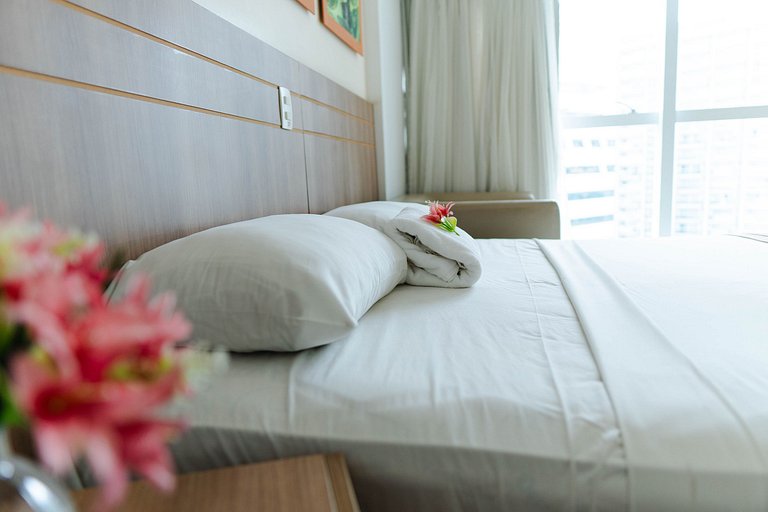 SM1116 Apart Hotel em andar alto região central