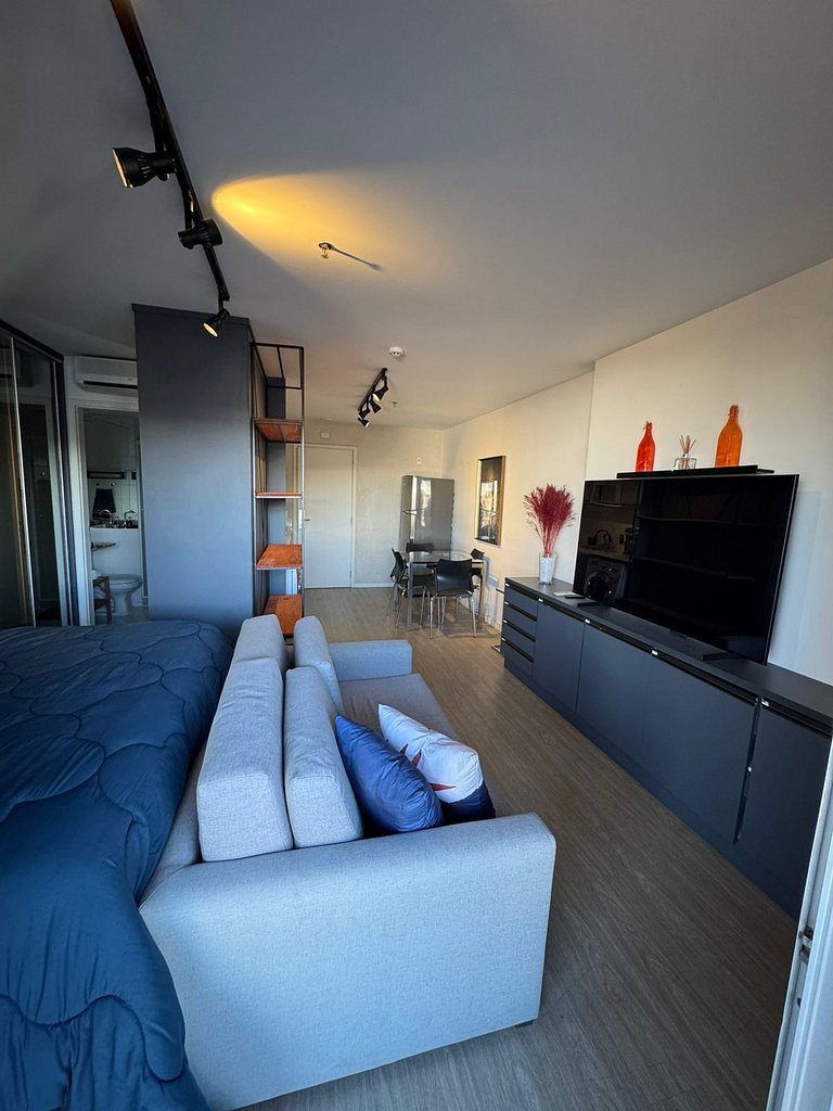V503 Flat de alto padrão em frente ao shopping
