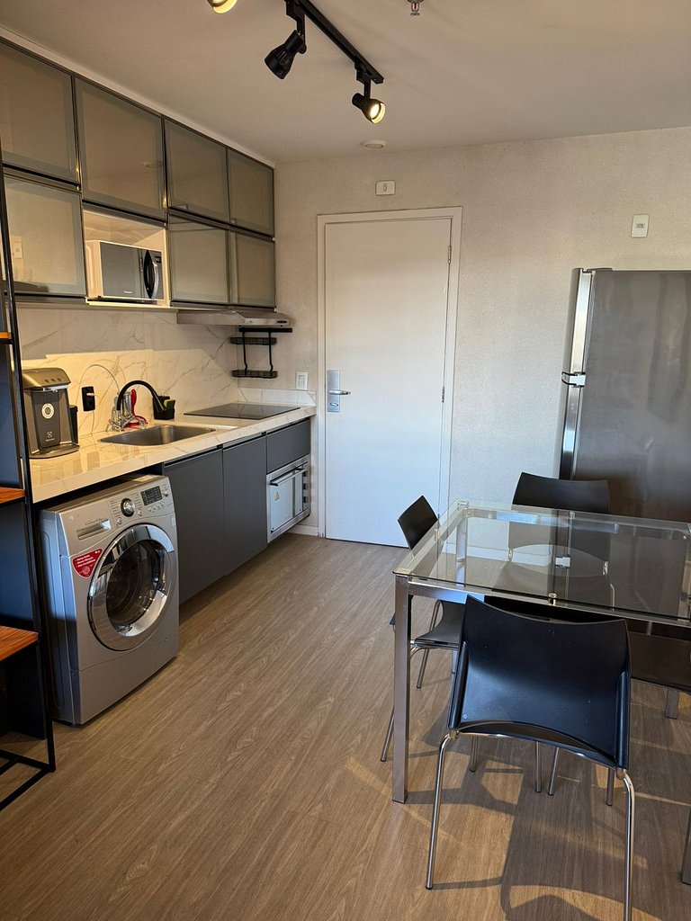 V503 Flat de alto padrão em frente ao shopping