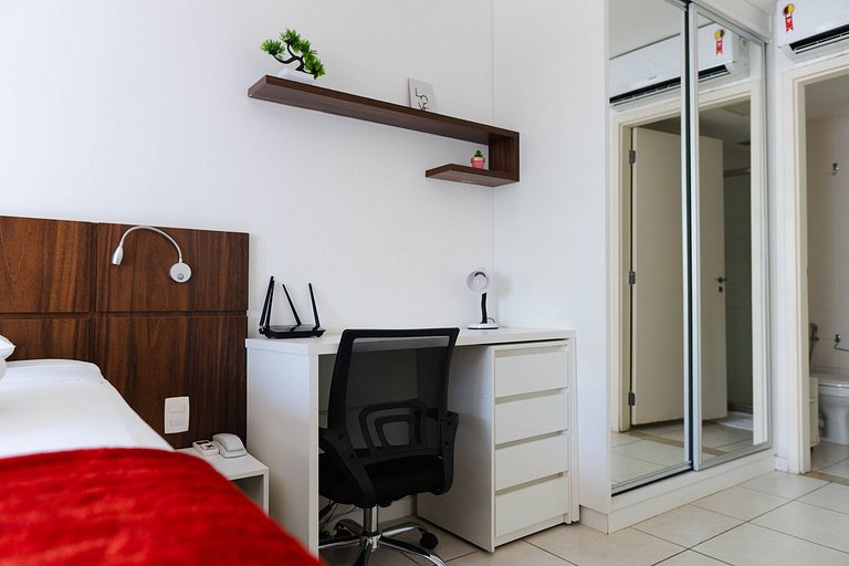F1115 Flat em área central de Brasília - Asa Norte
