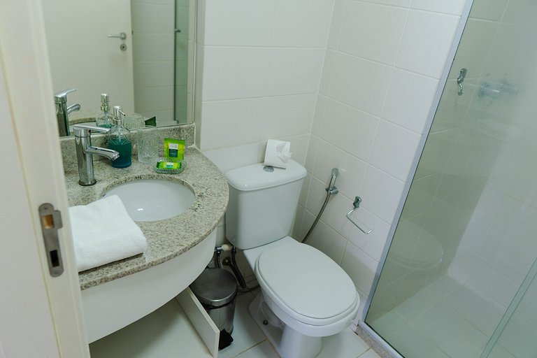 F1115 Flat em área central de Brasília - Asa Norte