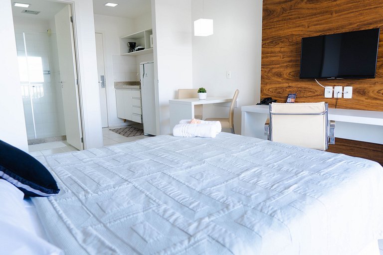 V907 Lindo flat em hotel BSB Vista maravilhosa