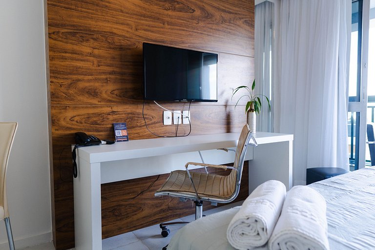 V907 Lindo flat em hotel BSB Vista maravilhosa