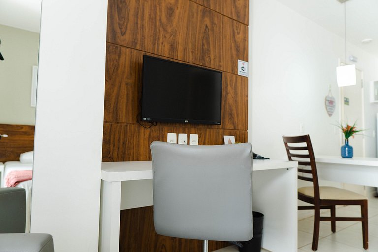 F614 Flat aconchegante com ótima localização