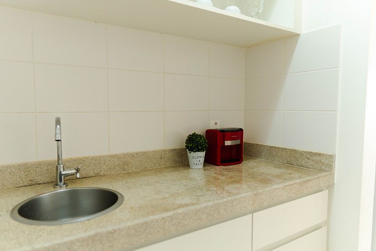 F209 Flat aconchegante com estacionamento incluso e wi fi