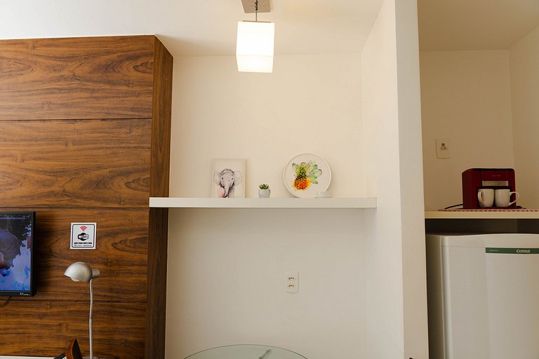 F1104 Flat de ótima localização e fácil acesso