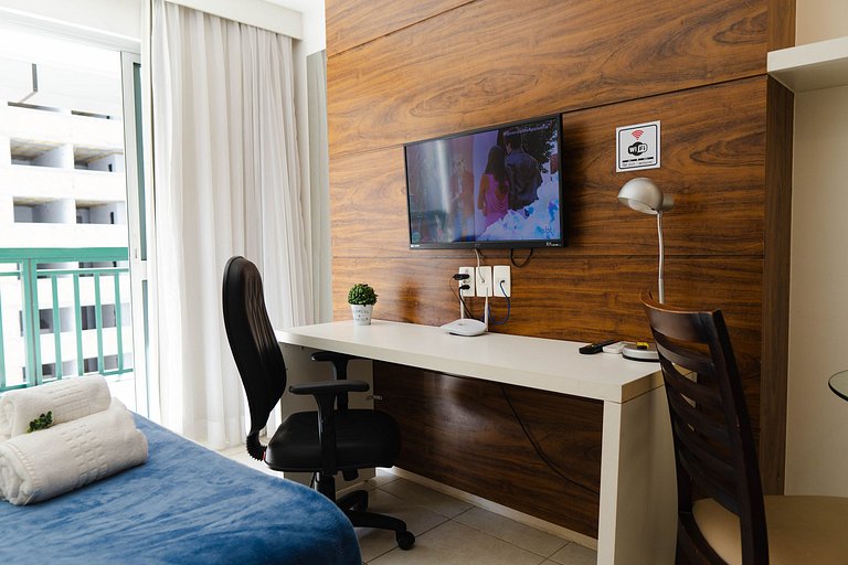 F1104 Flat de ótima localização e fácil acesso